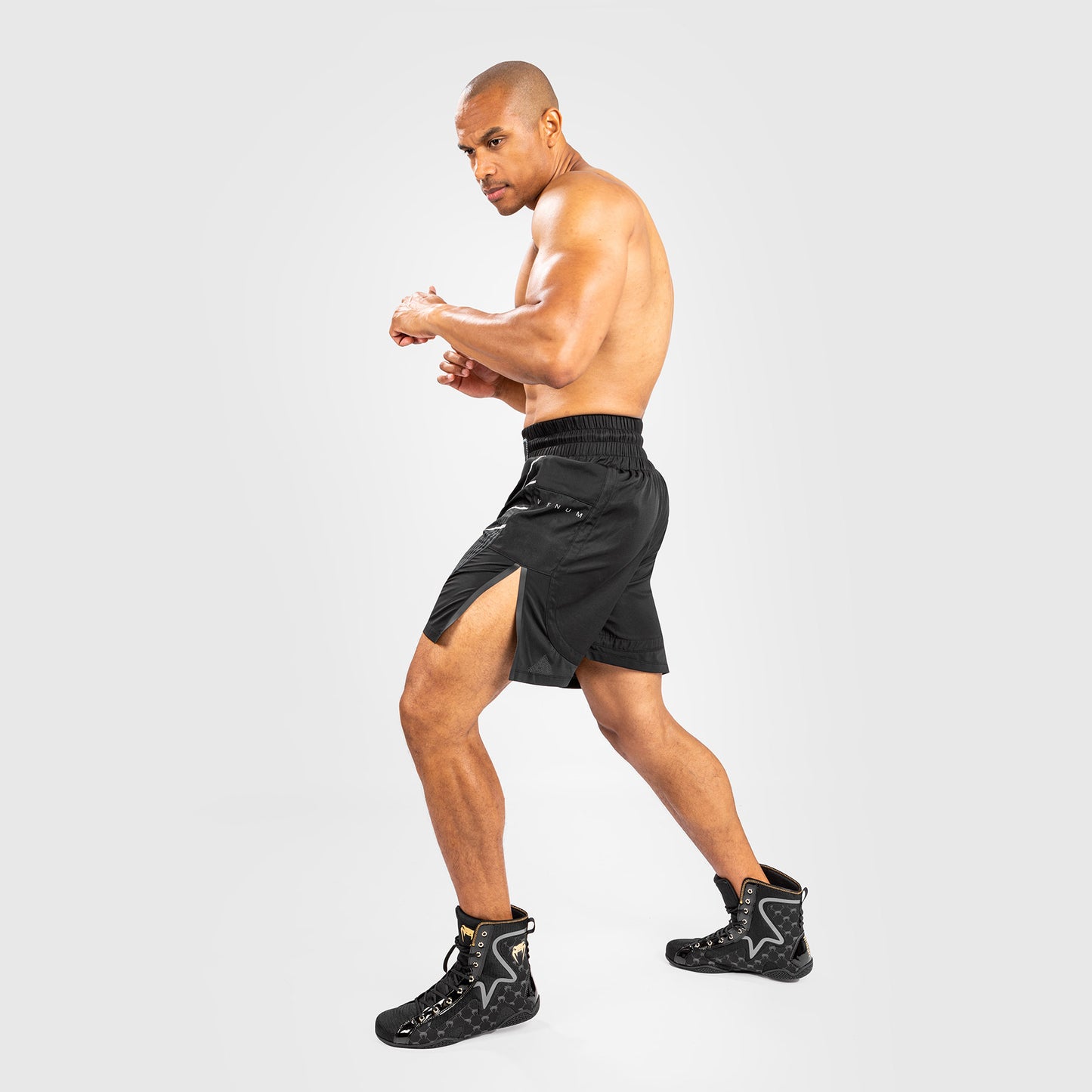 Venum Biomecha Boksshort – Zwart/Grijs