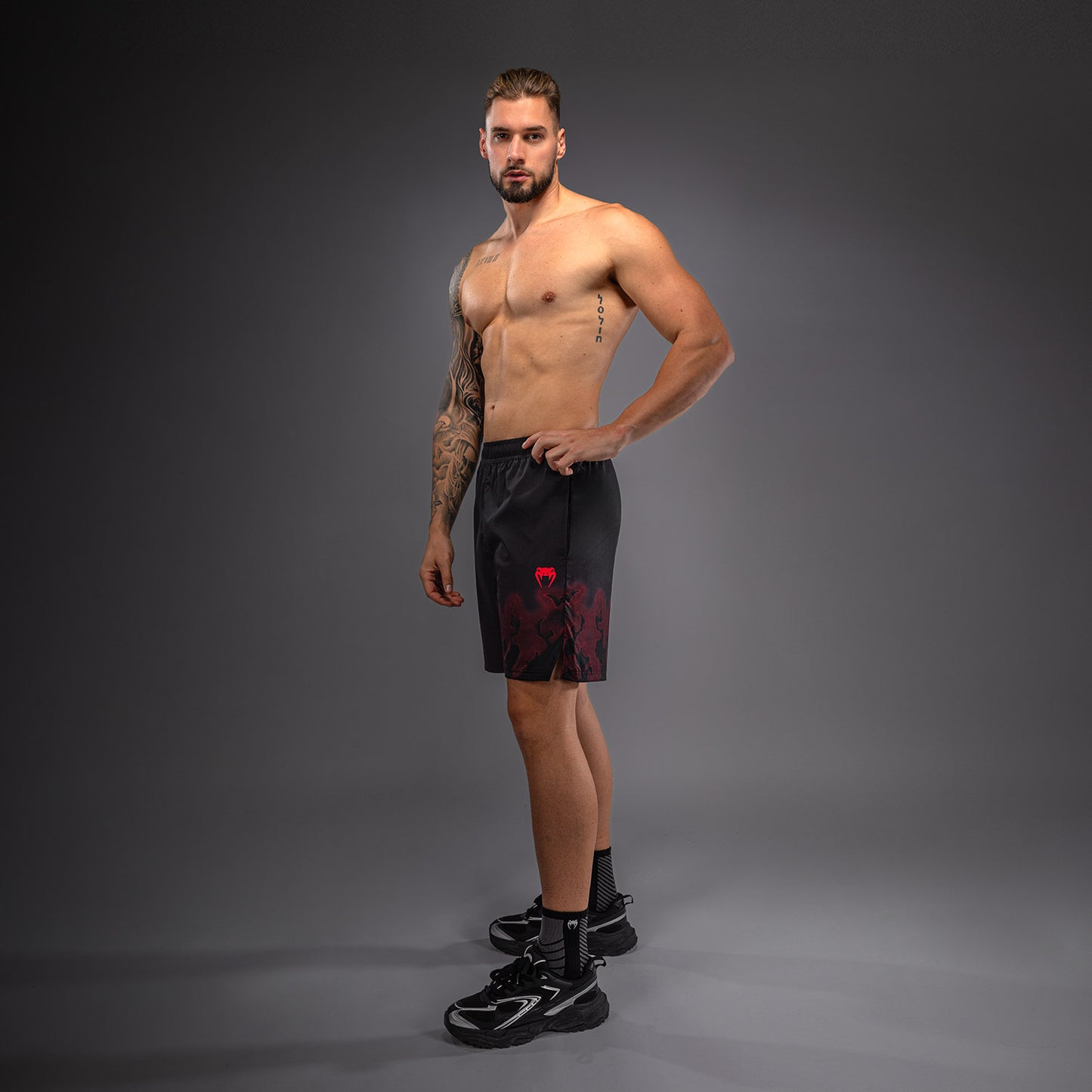 Venum Spectre Trainingsshorts – Zwart/Rood