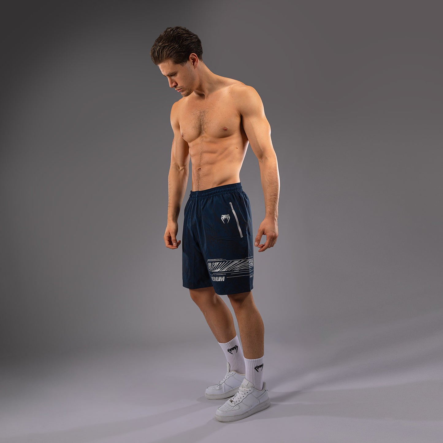 UFC Fusion by Venum Fight Week Performance Shorts voor Heren - Oceaanblauw