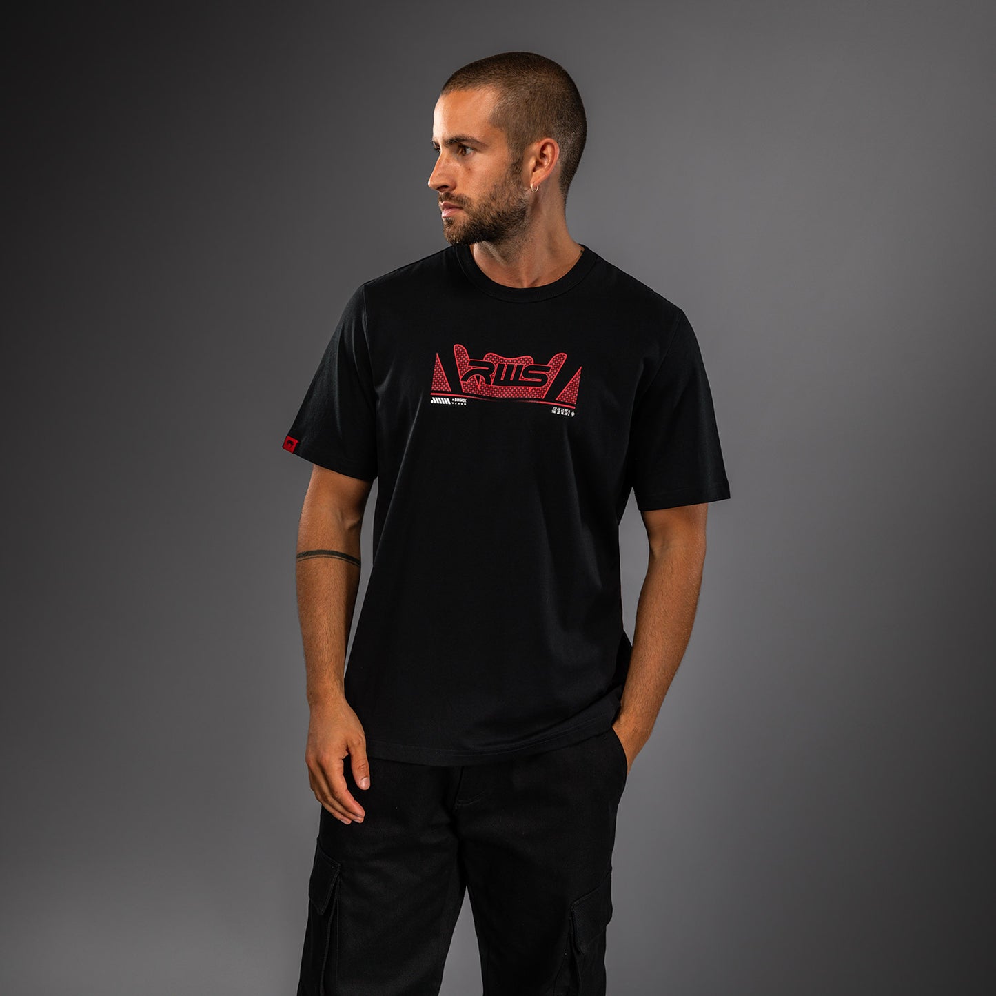 Venum x RWS 2.0 T-shirt – Zwart/Rood