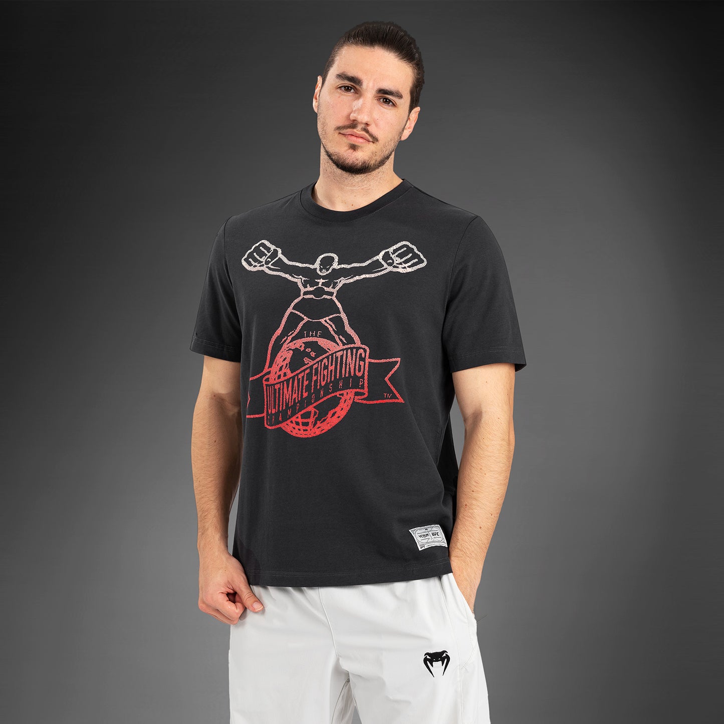 UFC by Venum Ulti-Man T-shirt - Grijs/Rood