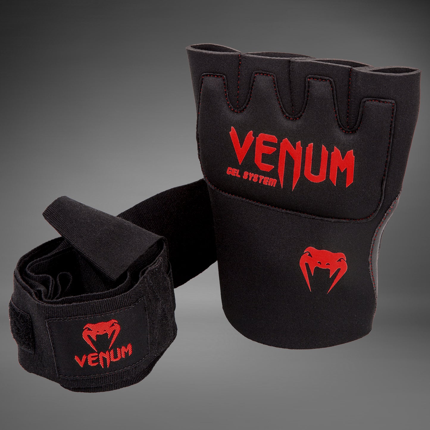 Venum Gel Kontact Binnenhandschoenen - Zwart/Rood