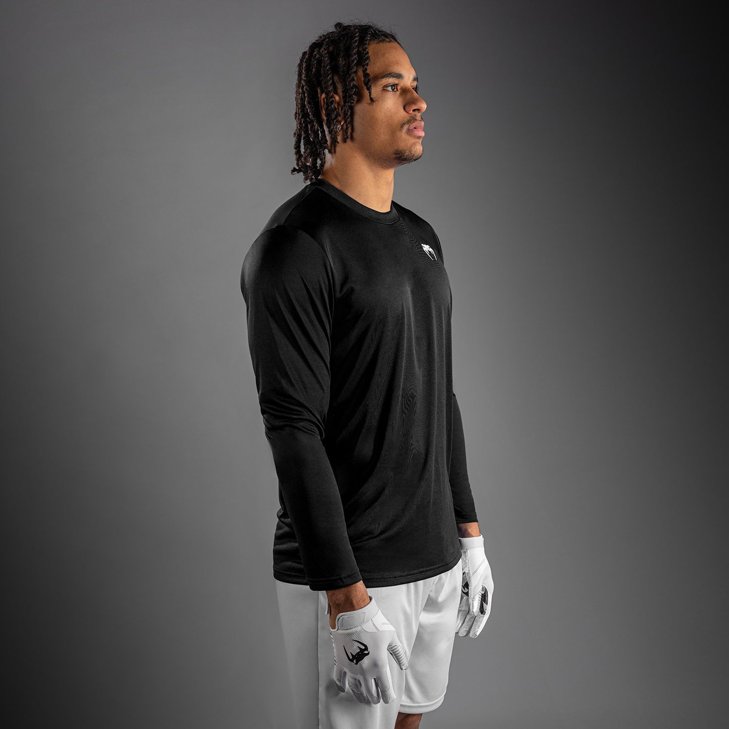 Venum Lineup Performance T-shirt met lange mouwen - Zwart/Wit