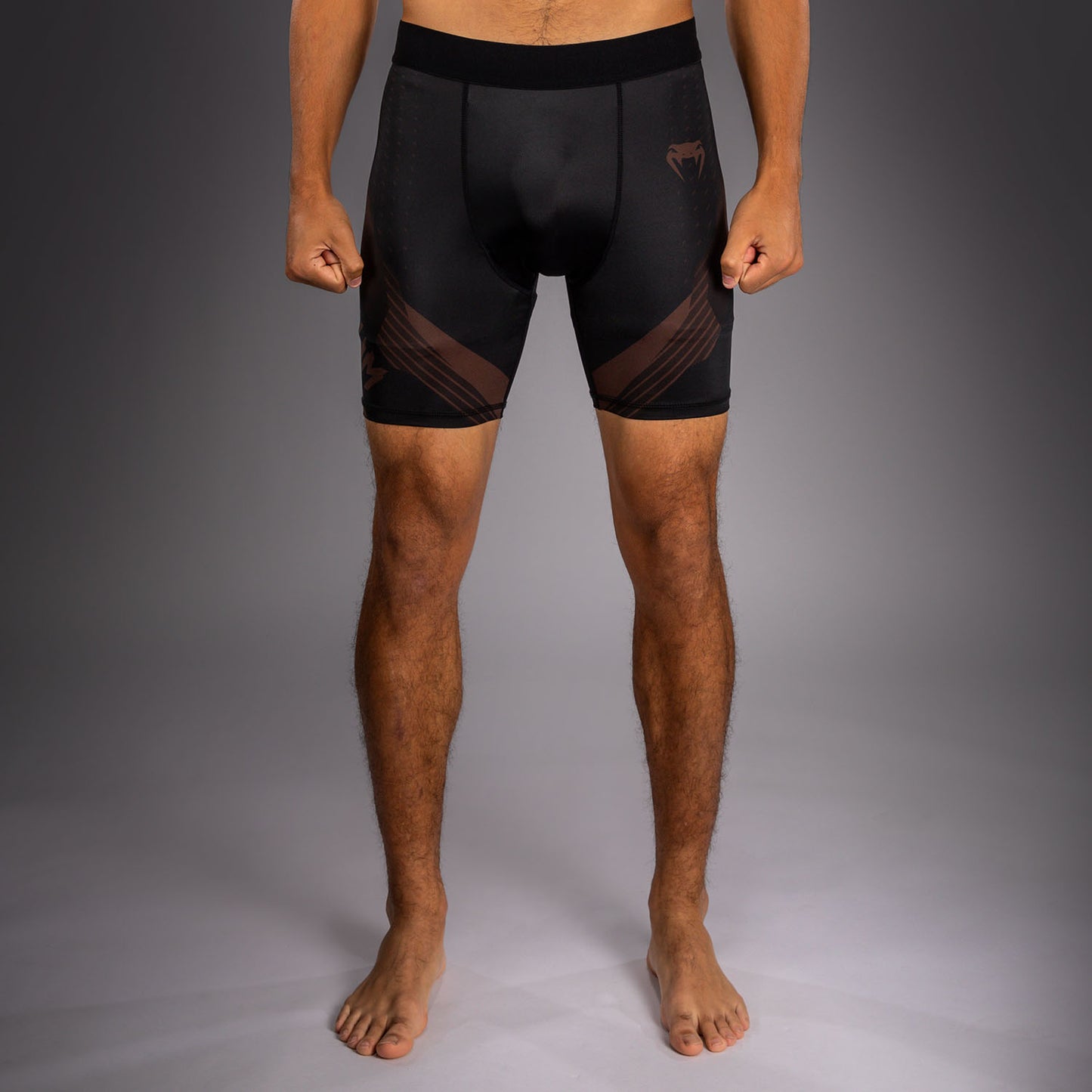 Venum No-Gi 6.0 Compressieshort - Zwart/Bruin