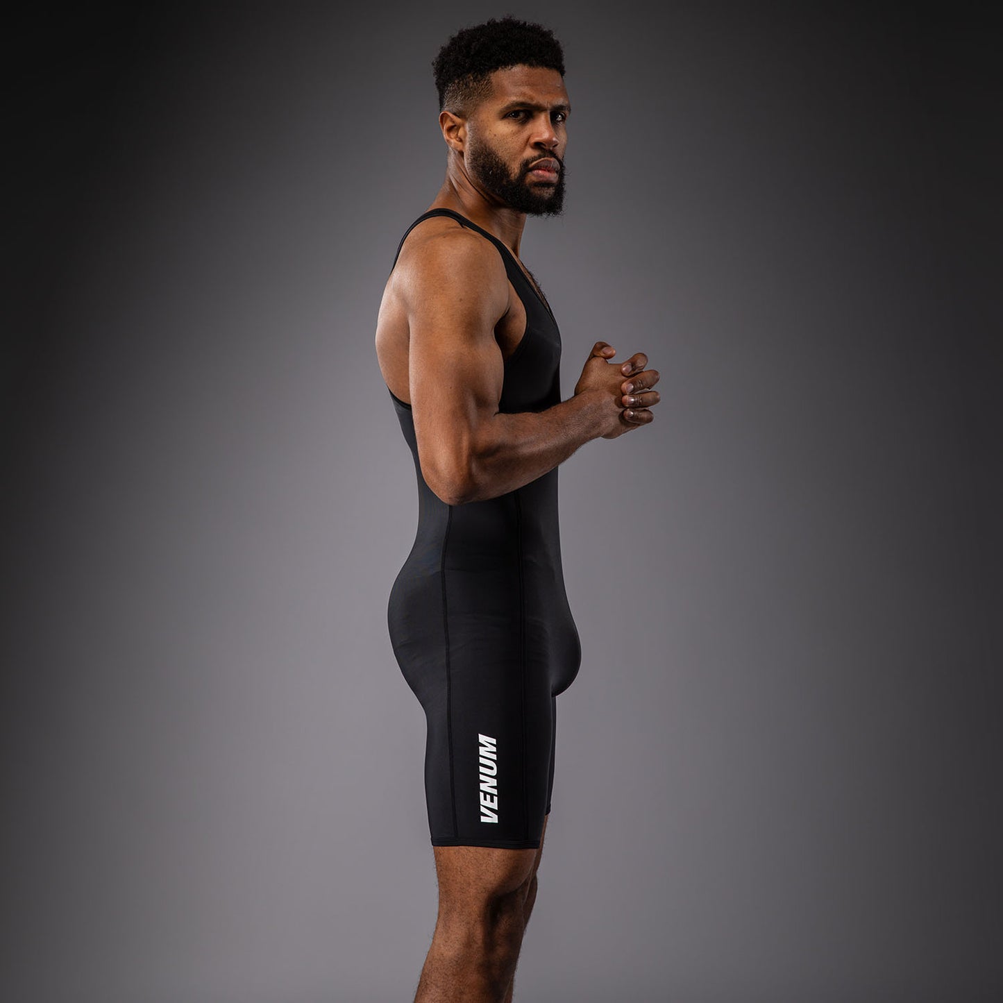 Venum Challenger Worstel Singlet voor heren – Zwart