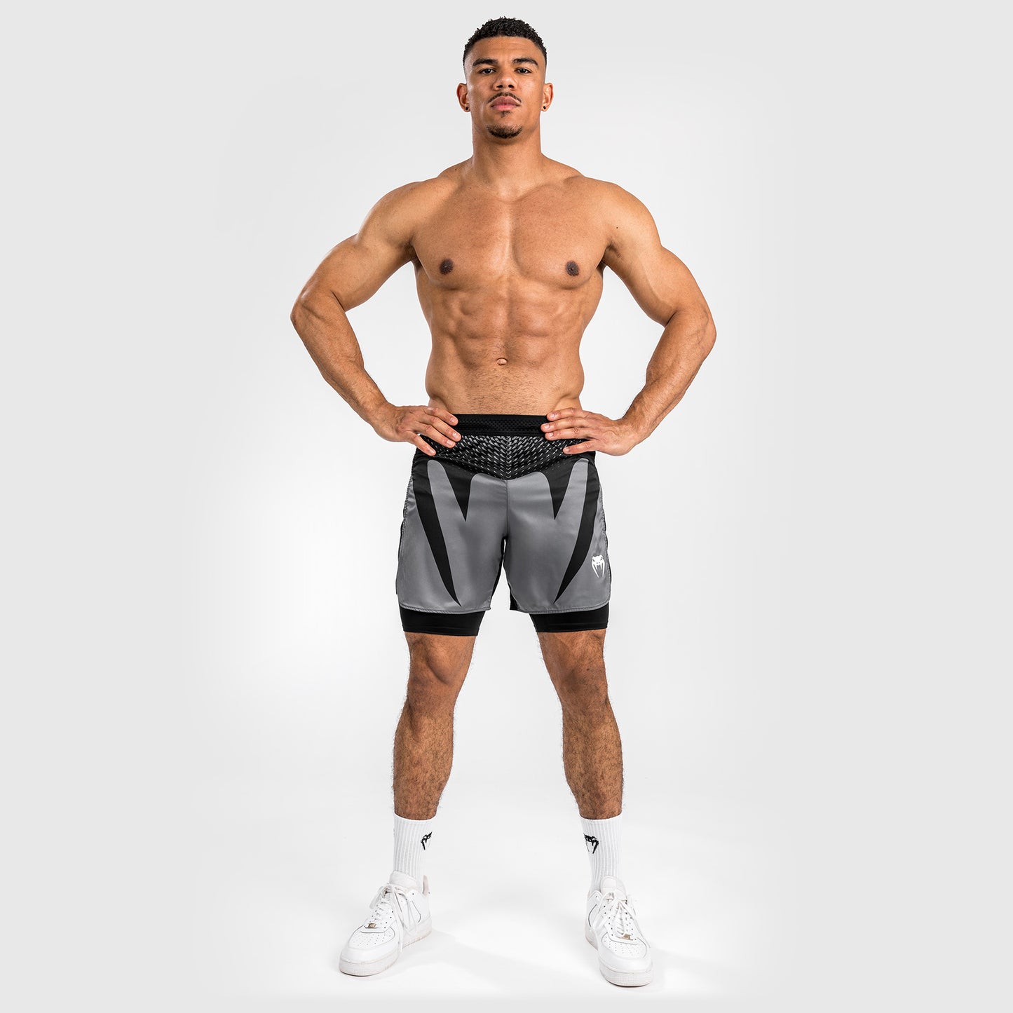 Venum Attack Heren Fight Shorts - Zwart