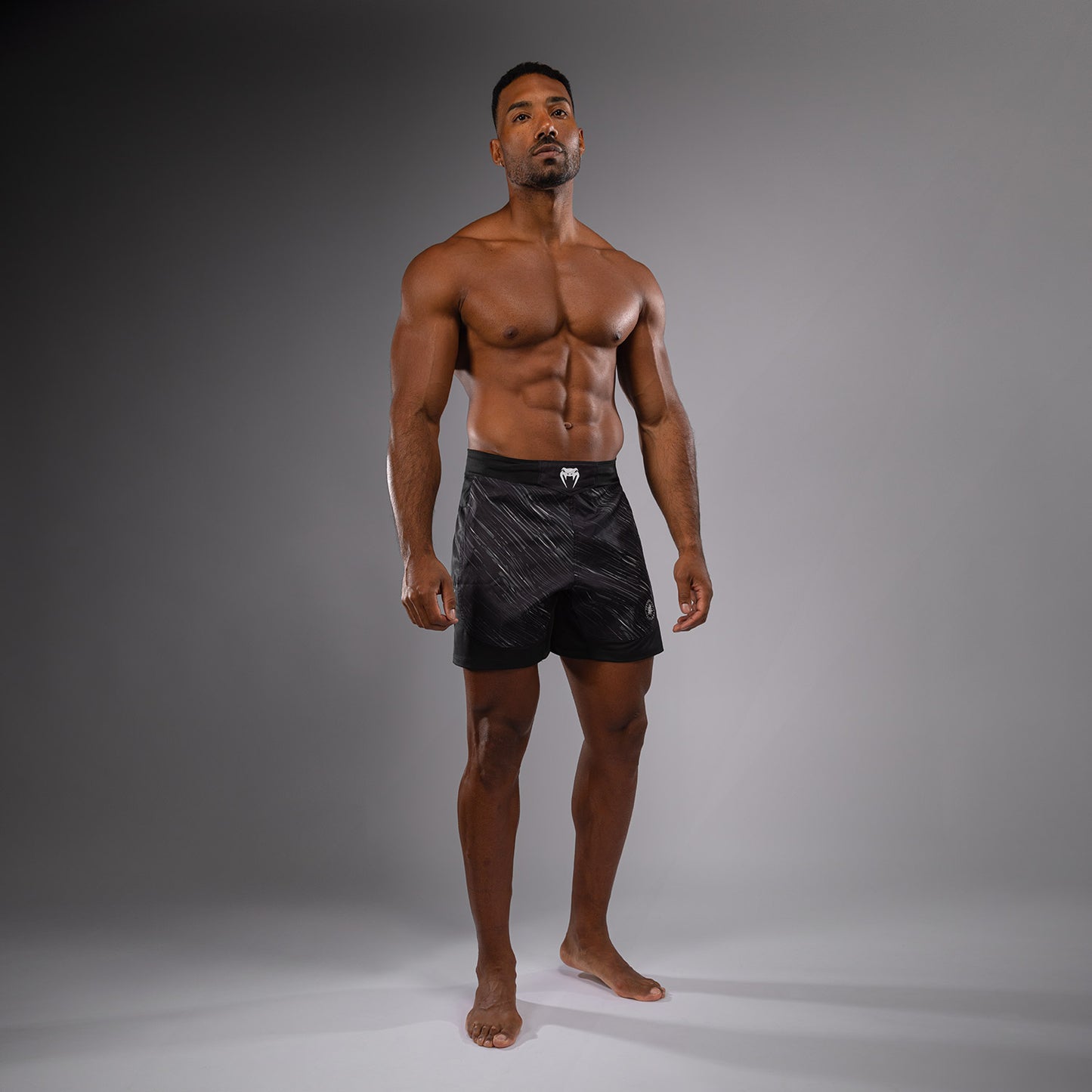 Venum Rapid Light Fight Shorts - Zwart/Storm Grijs