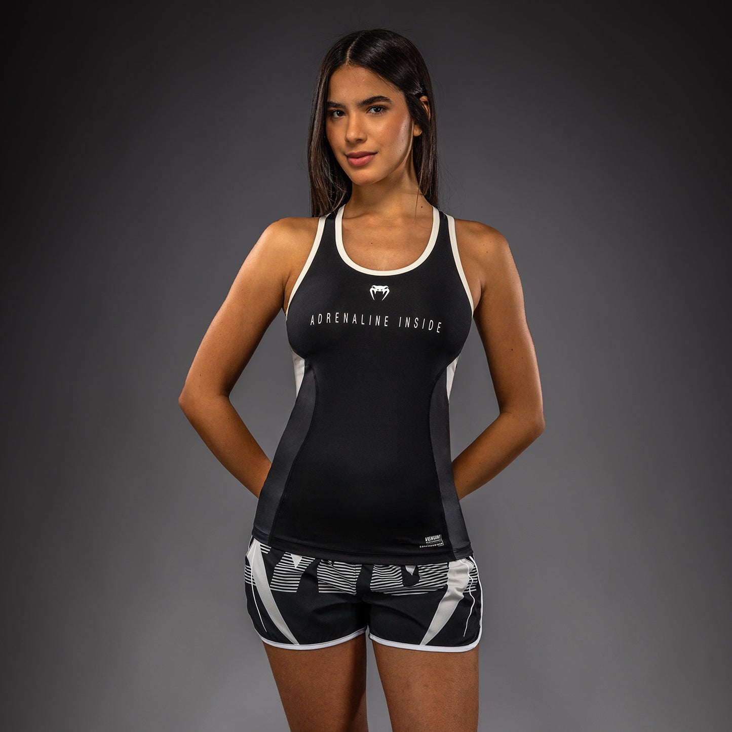 Venum Adrenaline Dames Dry Tech Tanktop – Zwart/Ivoor