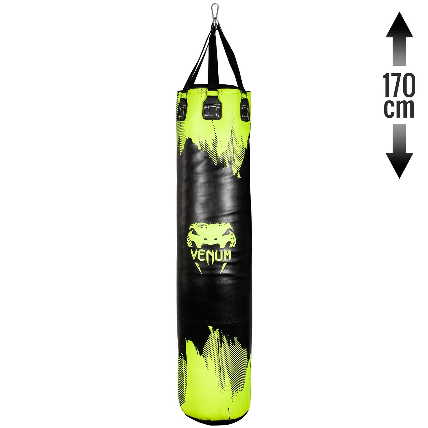 Venum Hurricane Bokszak - Neo Geel/Zwart - 170 cm