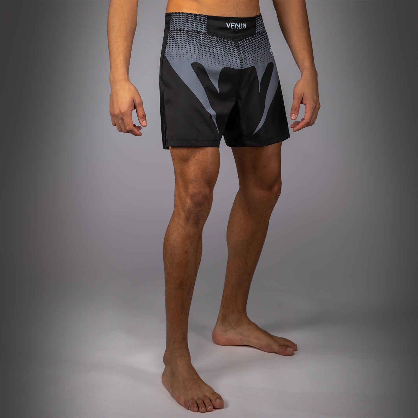 Venum No Gi Fightshorts - Zwart/Zilvergrijs
