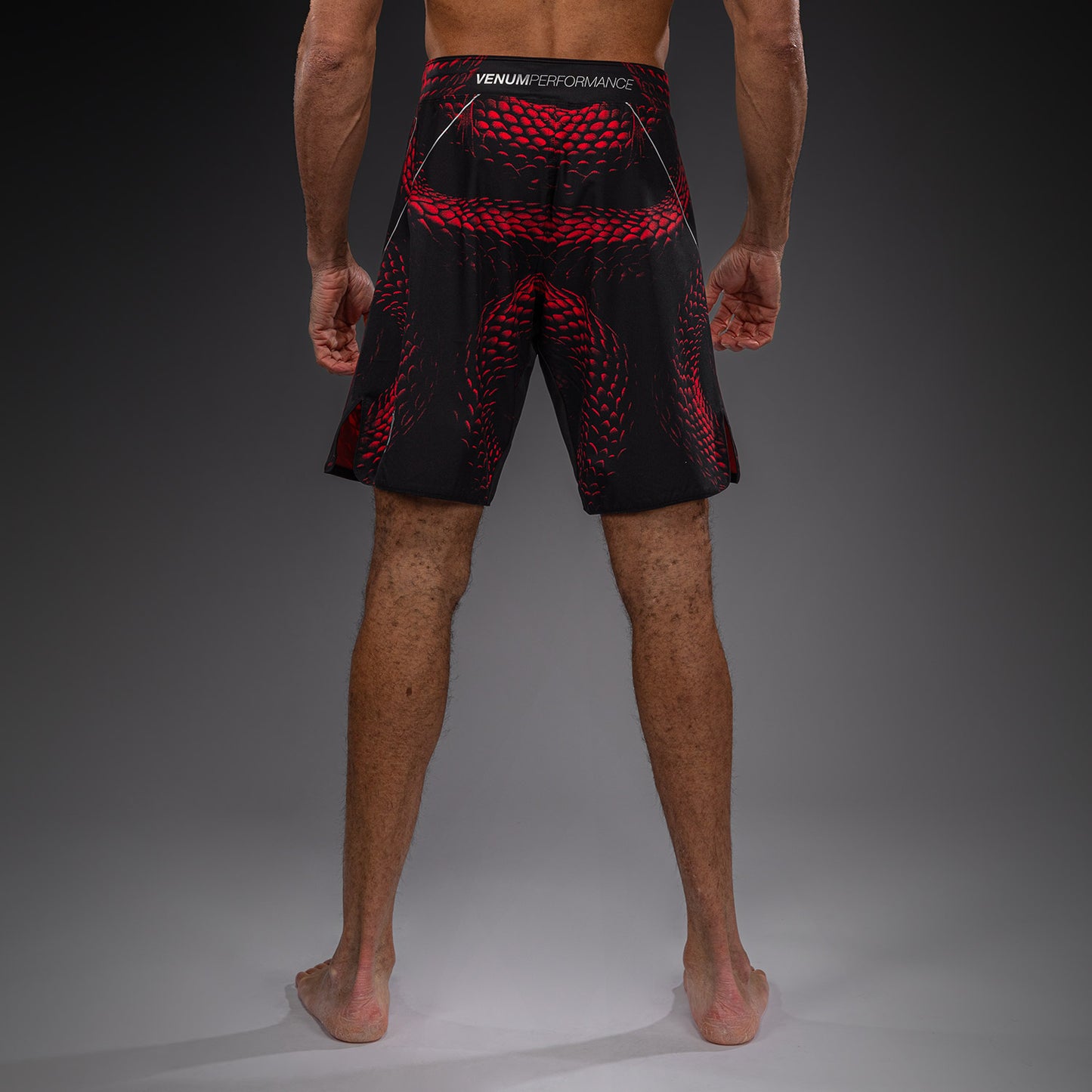 Venum Matupa Fightshorts - Zwart/Rood/Zilver