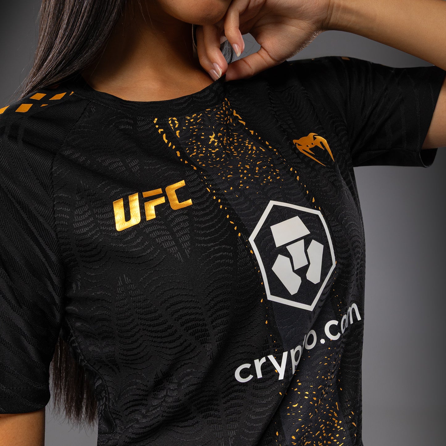 UFC Zenith by Venum Authentic Fight Night Officieel Walkout-shirt Dames - Champion