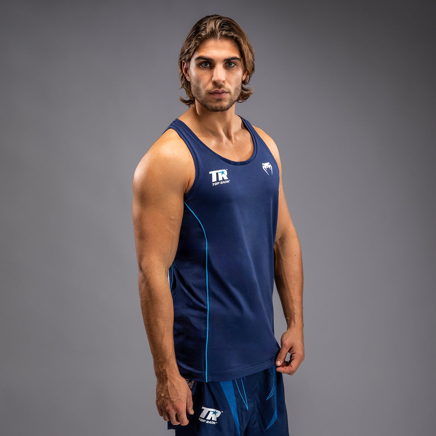 Venum x Top Rank Original Heren Tanktop - Marineblauw