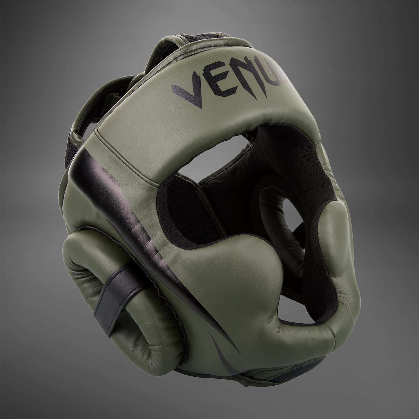 Venum Elite hoofdbeschermer - Khaki/Zwart