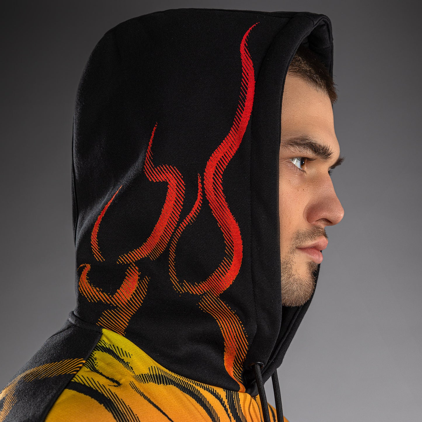 Venum x TEKKEN 8 Hoodie met Rits - Yoshimitsu - Zwart/Oranje