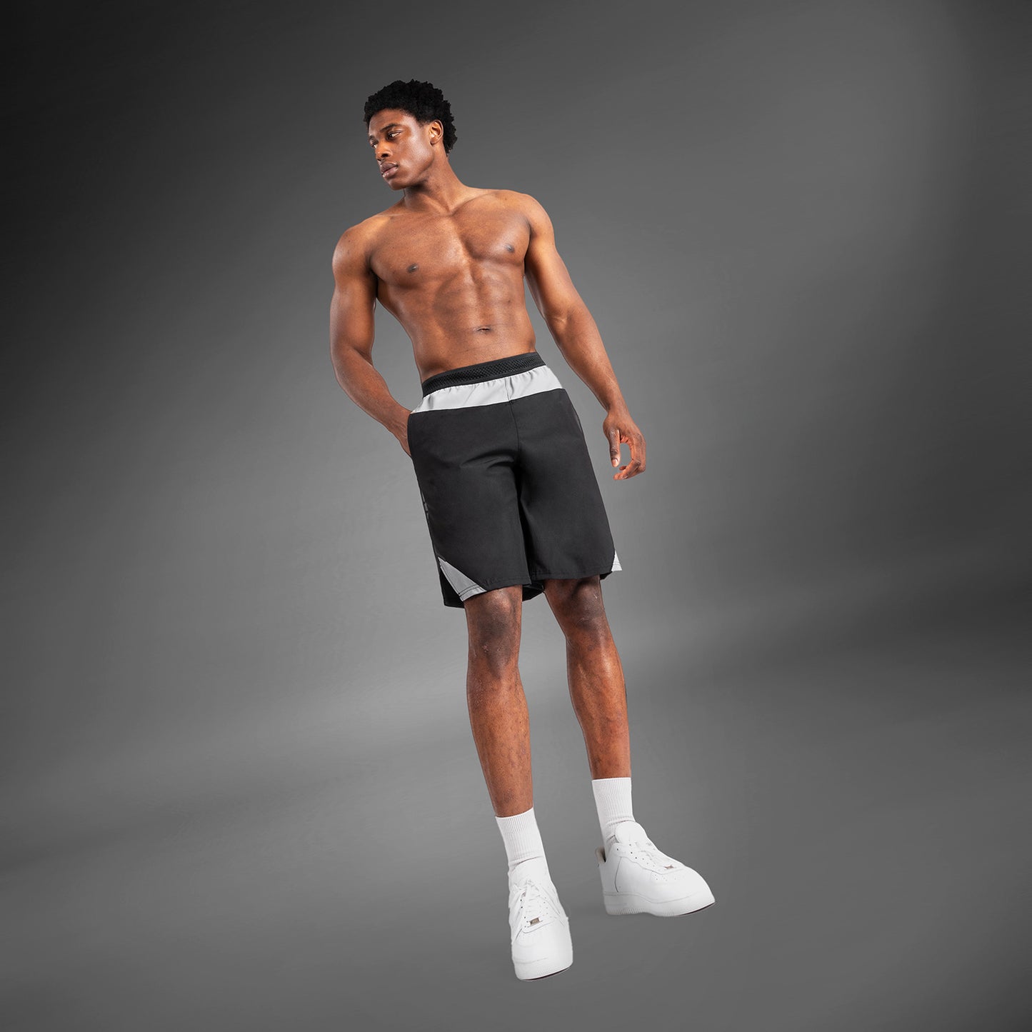 Venum Tempest Heren Trainingsshorts - Zwart/Grijs