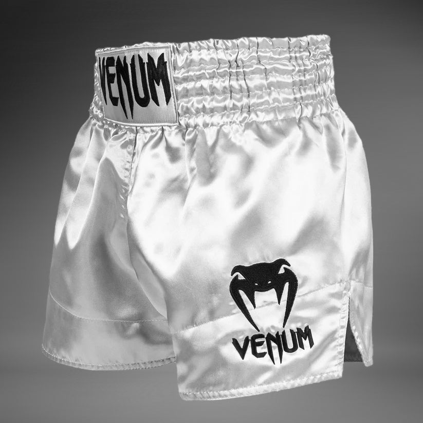 Venum Classic Thaiboksshort Zilver/Zwart