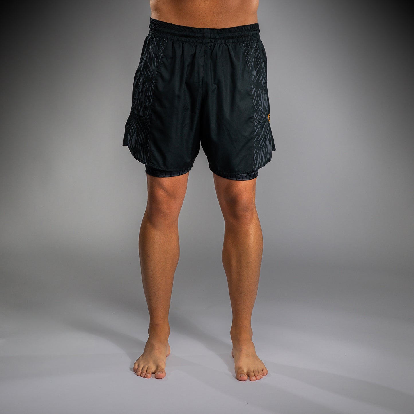 Venum x Chimaev Training Shorts - Zwart/Grijs