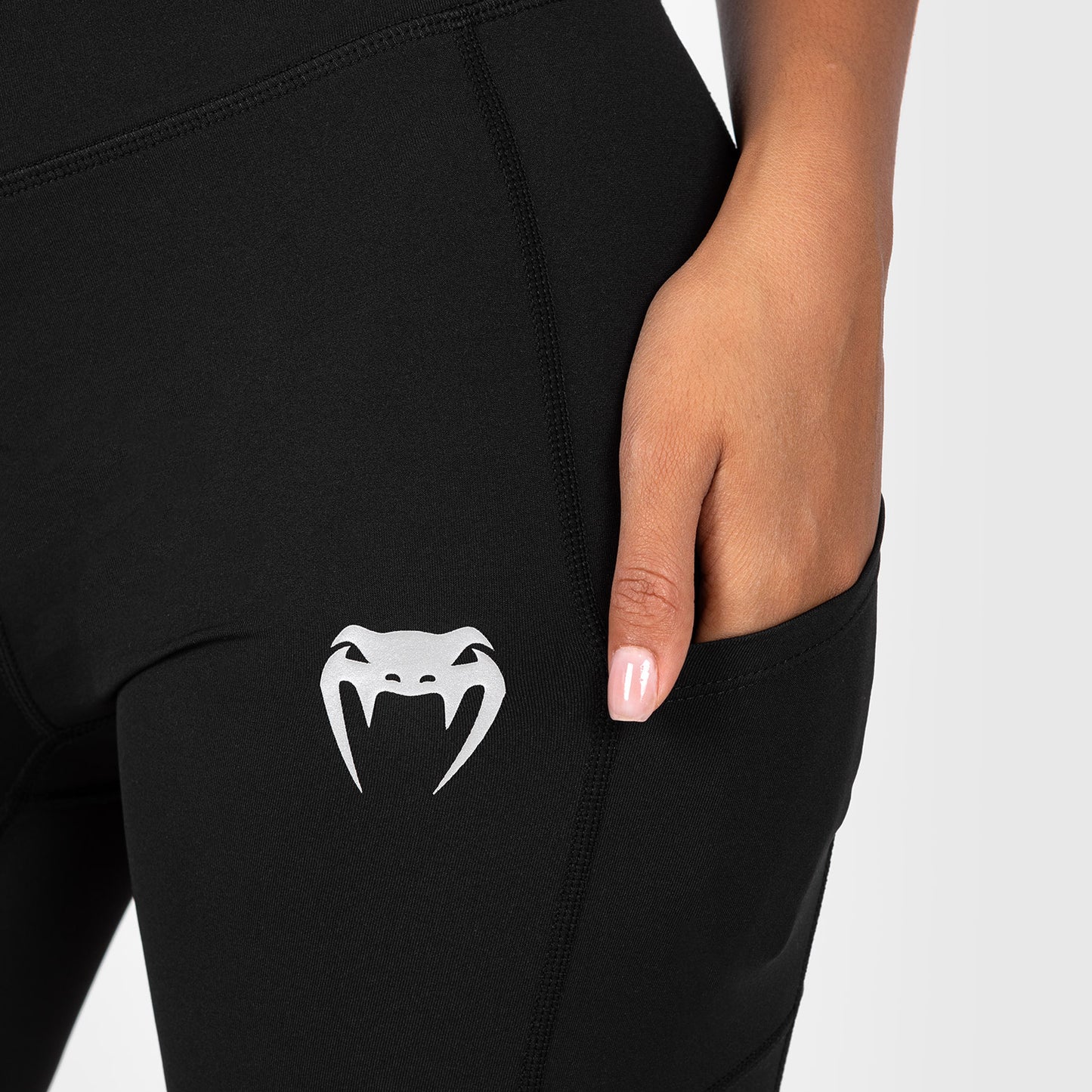 UFC Venum Performance Institute 2.0 Performance Tight voor Dames - Zwart/Rood