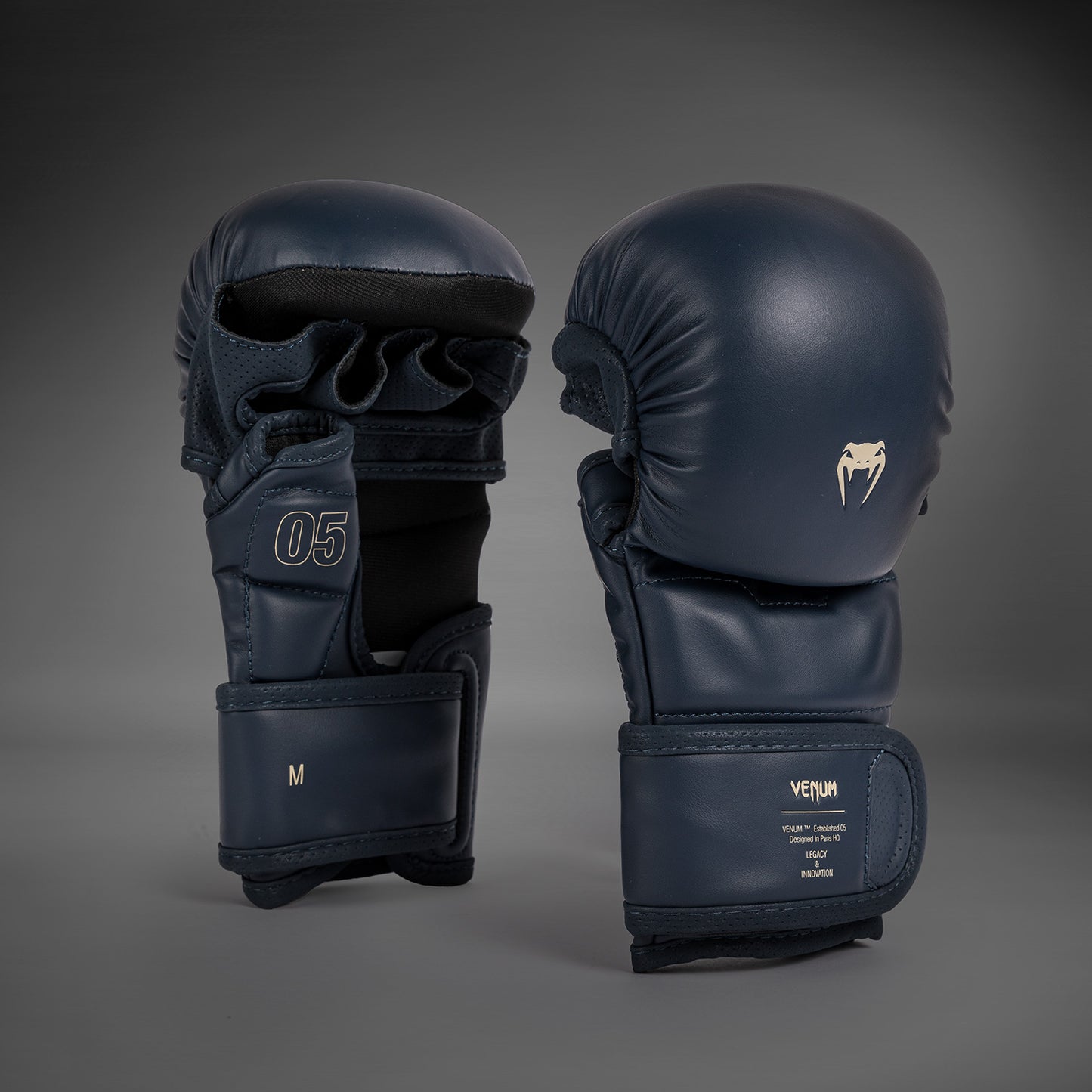 Venum Impact Evo MMA Sparring Handschoenen - Icy Blue