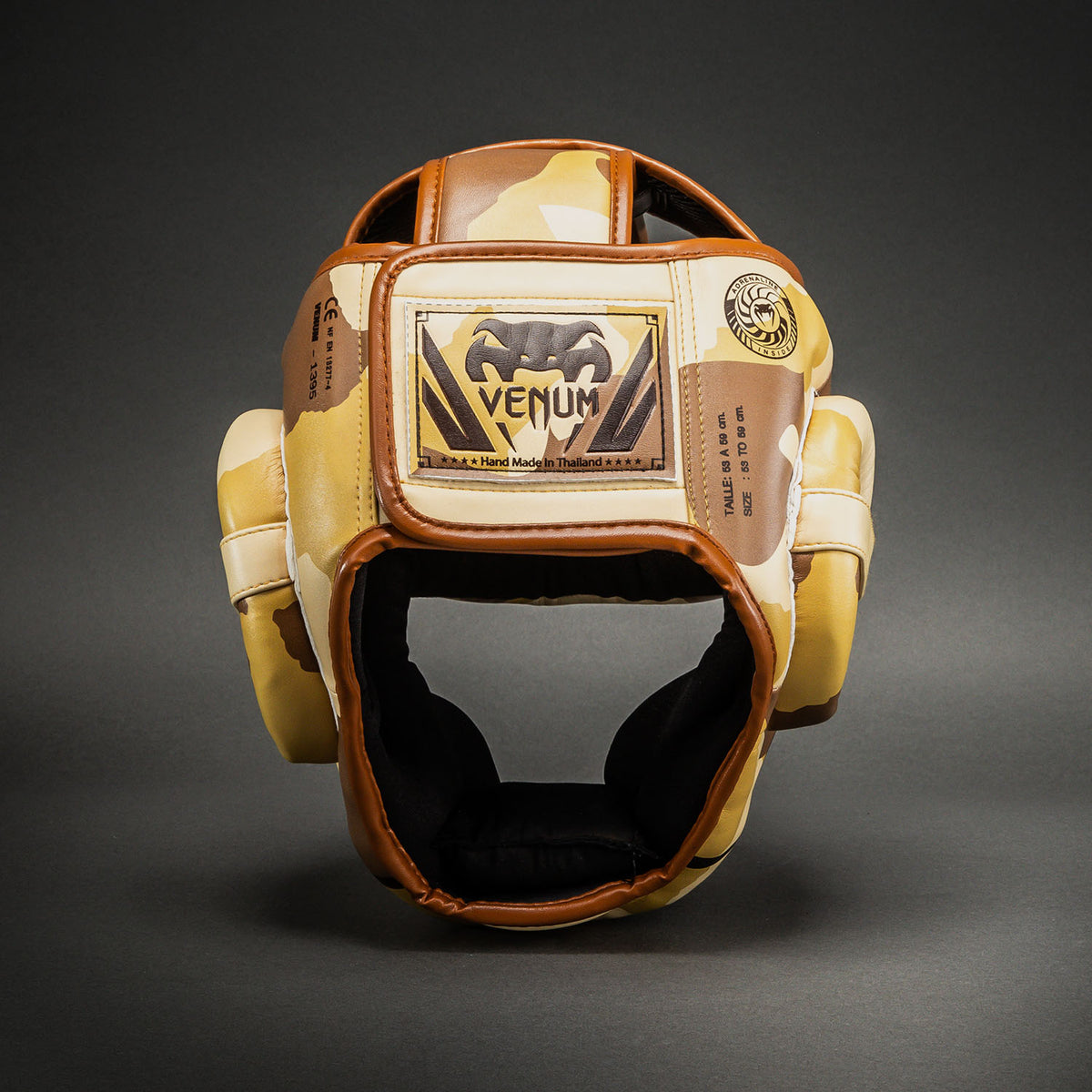 Venum Elite Camo Hoofdbeschermer – Lichtbeige/Bruin