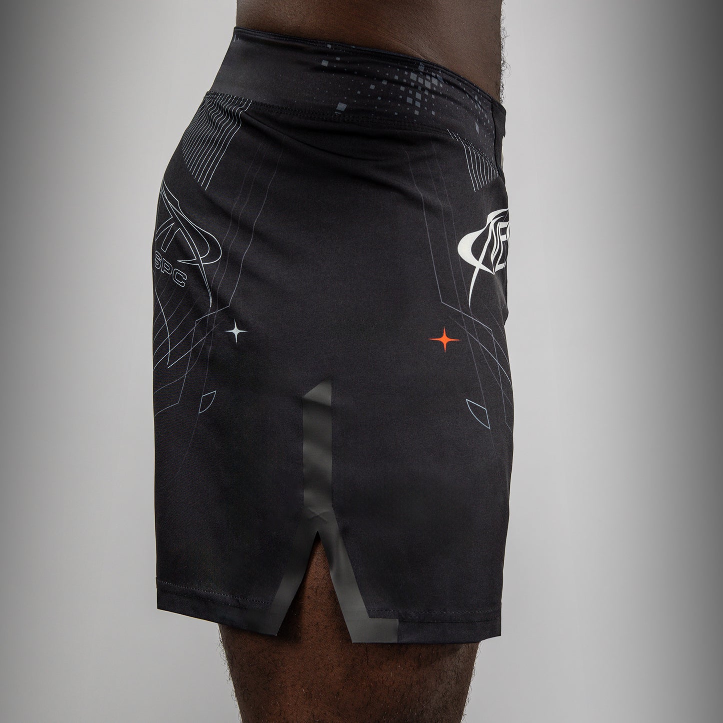Venum Eclipse Fight Shorts – Zwart/Ivoor