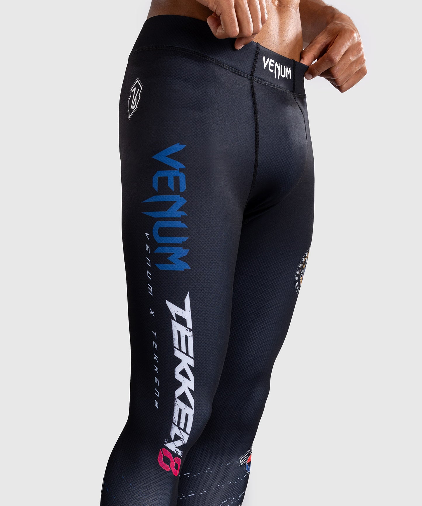 Venum x TEKKEN 8 - Paul Phoenix Spats - Zwart/Blauw