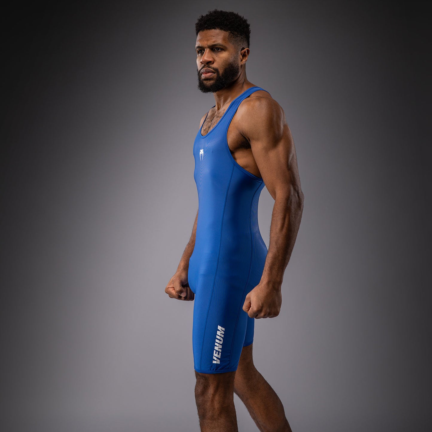 Venum Challenger Worstel Singlet voor heren – Blauw