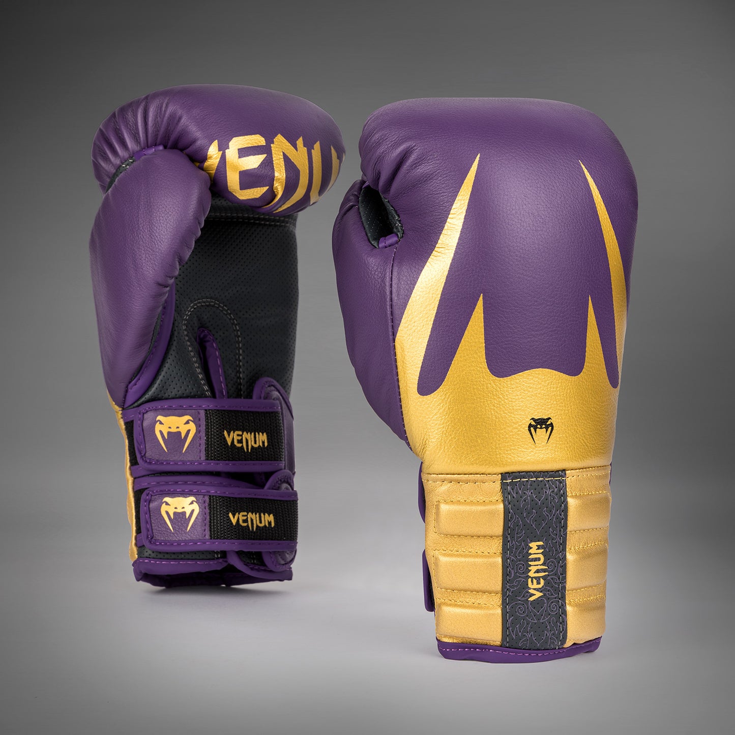 Venum Reverso Bokshandschoenen - Donkerpaars/goud
