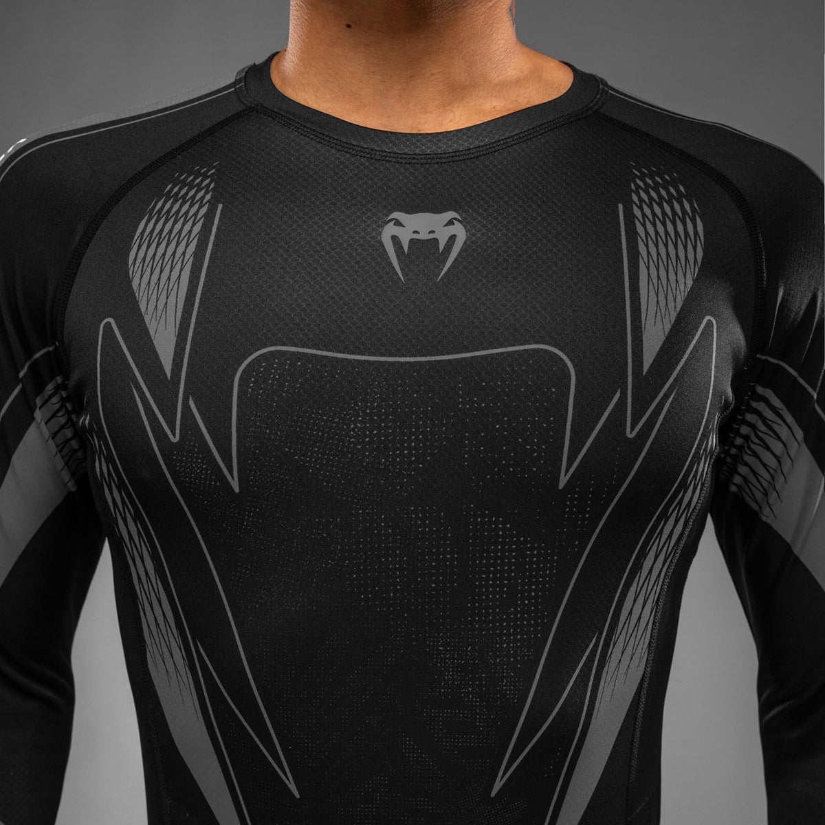 Venum Amazonia Reborn Rashguard met lange mouwen - Zwart/Grijs