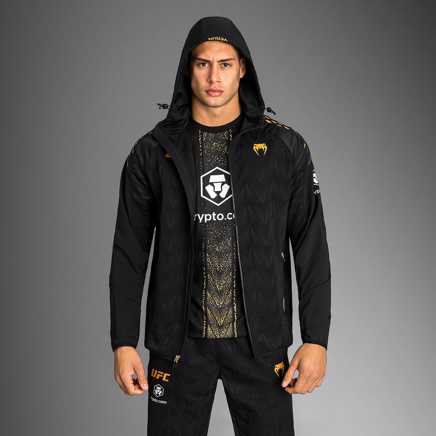 UFC Zenith by Venum Authentic Fight Night Walkout Hoodie Heren - Champion