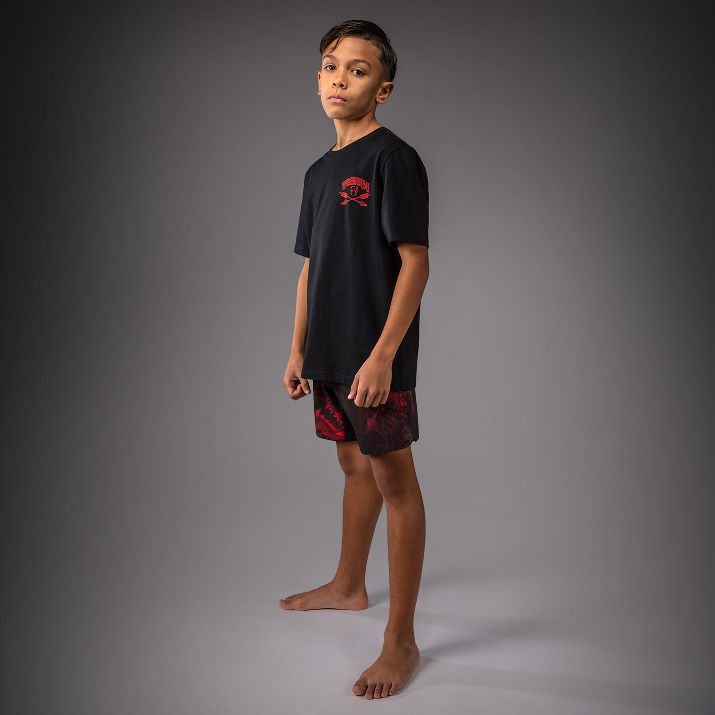 Venum Wolf Atak Kids T-shirt – Zwart/Rood