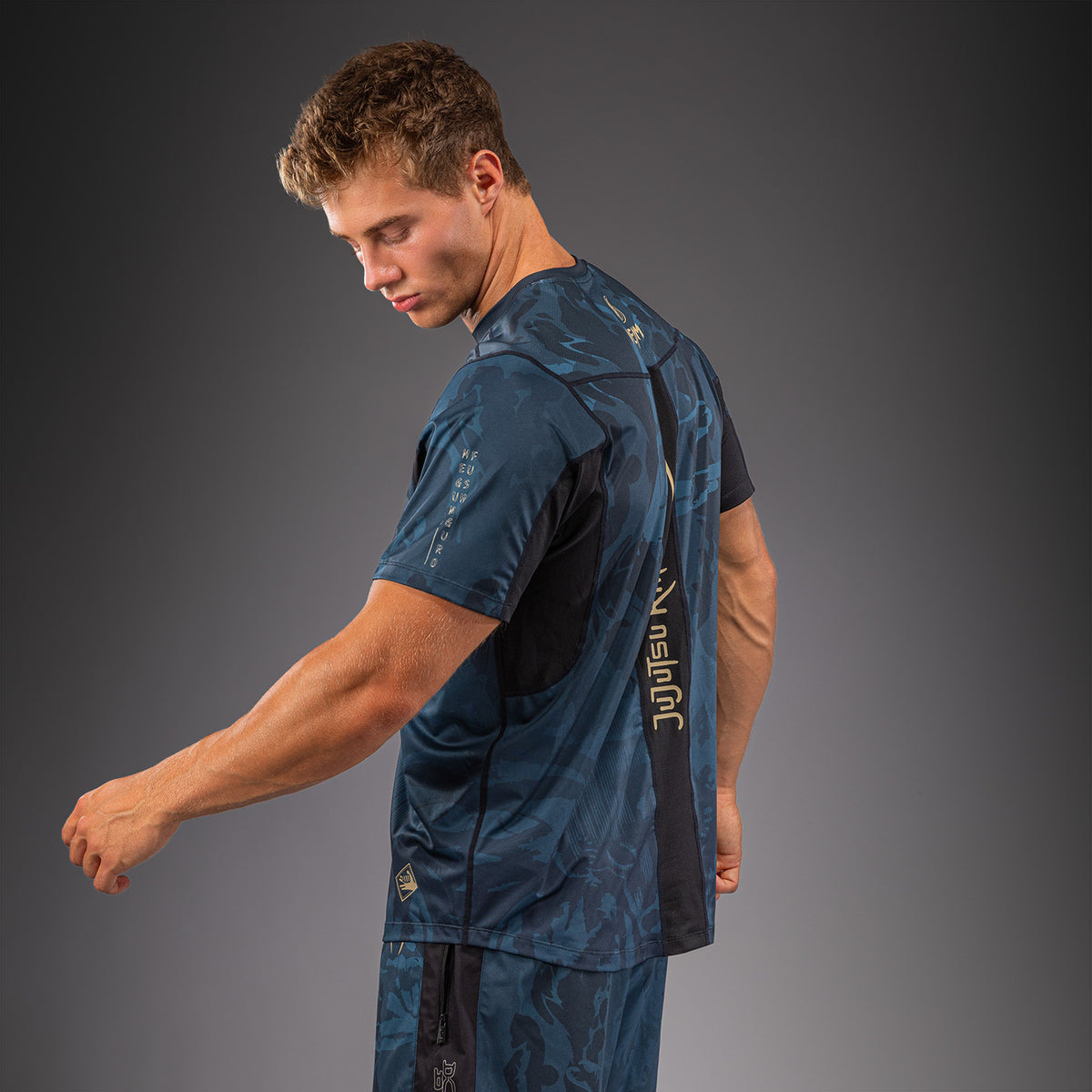 Jujutsu Kaisen x Venum Fushiguro Dry Tech T-shirt – Oceaan Blauw