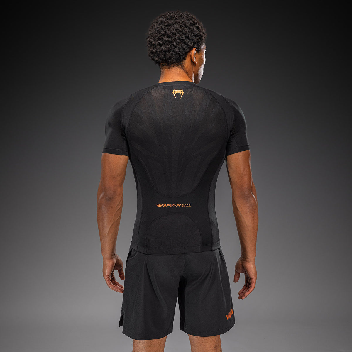 Venum G-Fit Revolution Rashguard met korte mouwen - Zwart/Koper