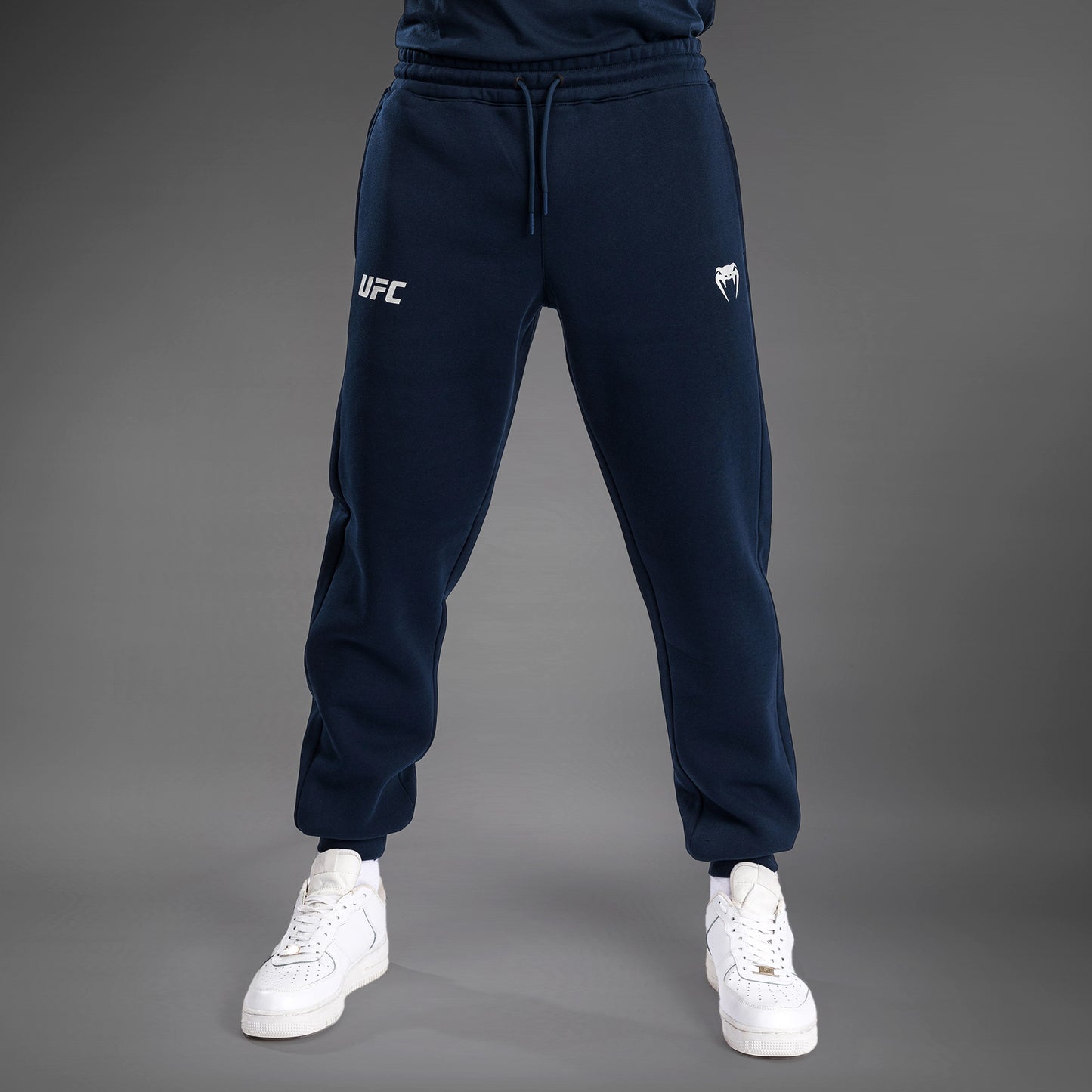 UFC Fusion by Venum Fight Week Katoenen Broek voor Heren - Solid Oceaanblauw