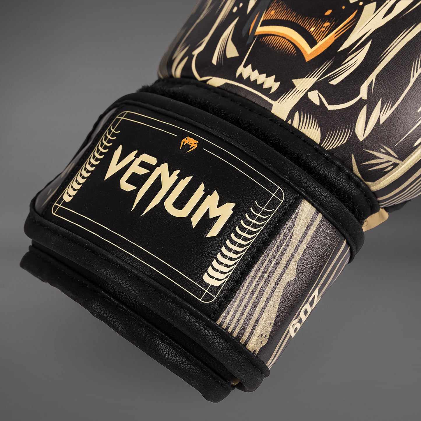 Venum Tiger Kids Bokshandschoenen - Zwart / Neon Oranje