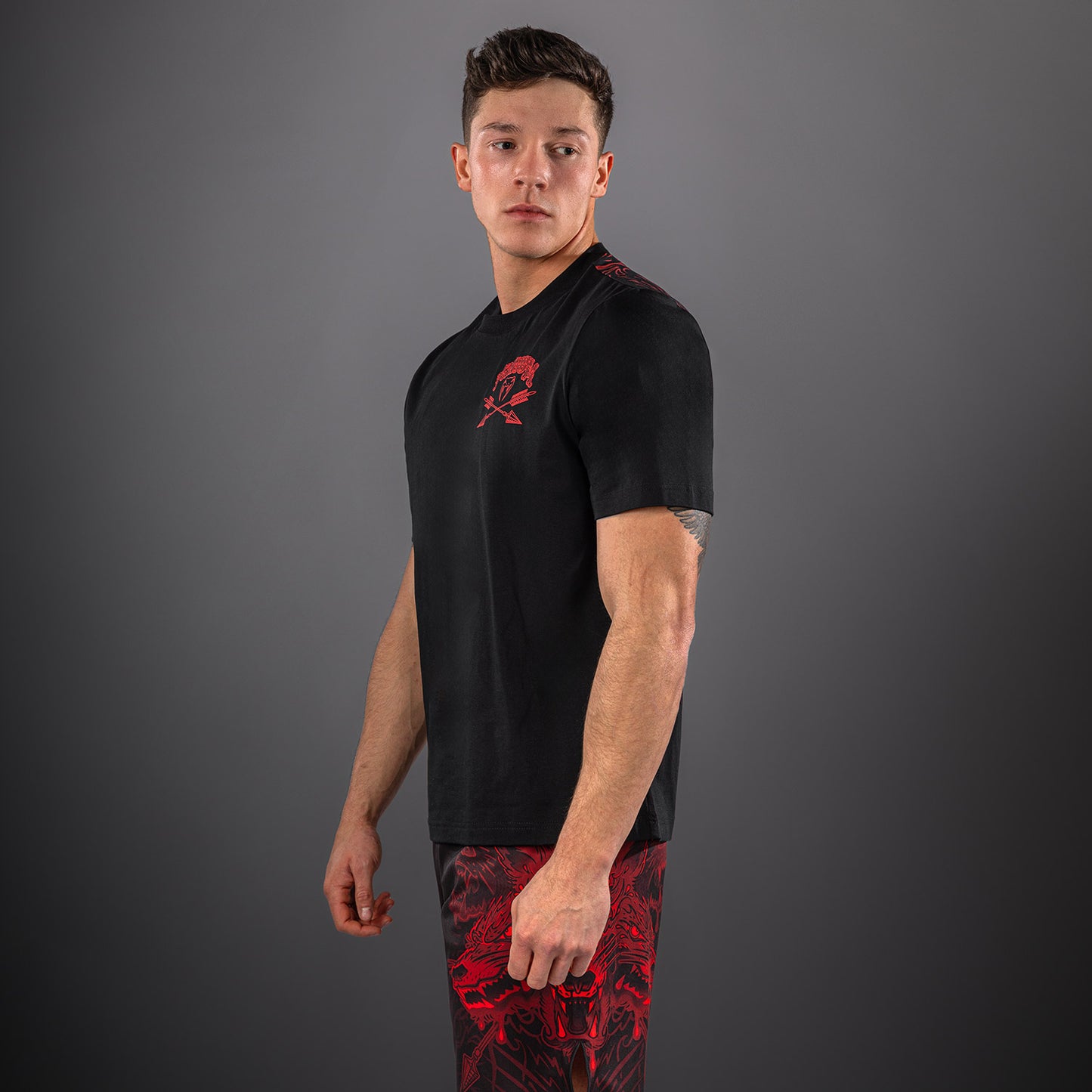 Venum Wolf Atak T-shirt – Zwart/Rood