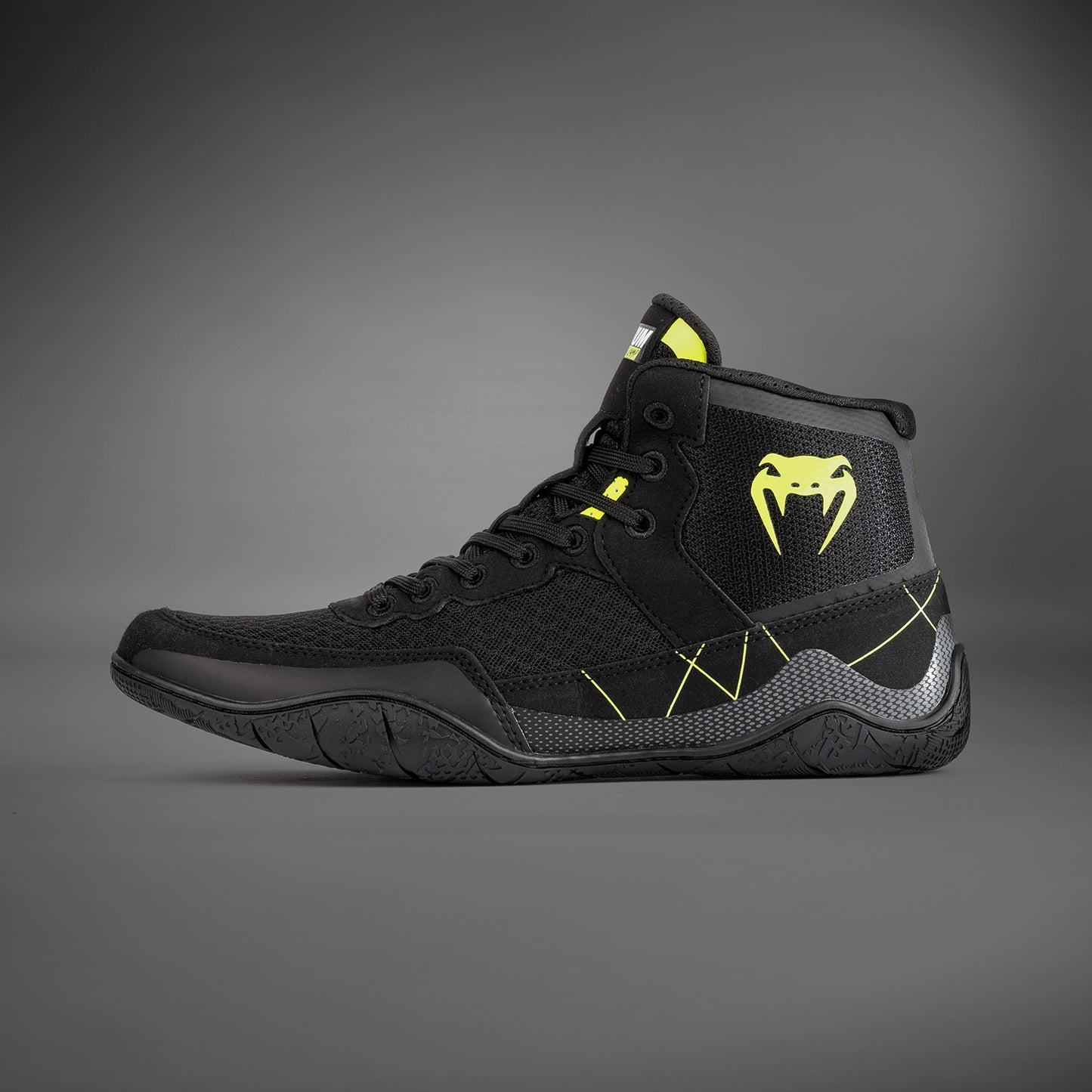 Venum Training Camp 4.0 Elite Worstelschoenen - Zwart/Neon Groen