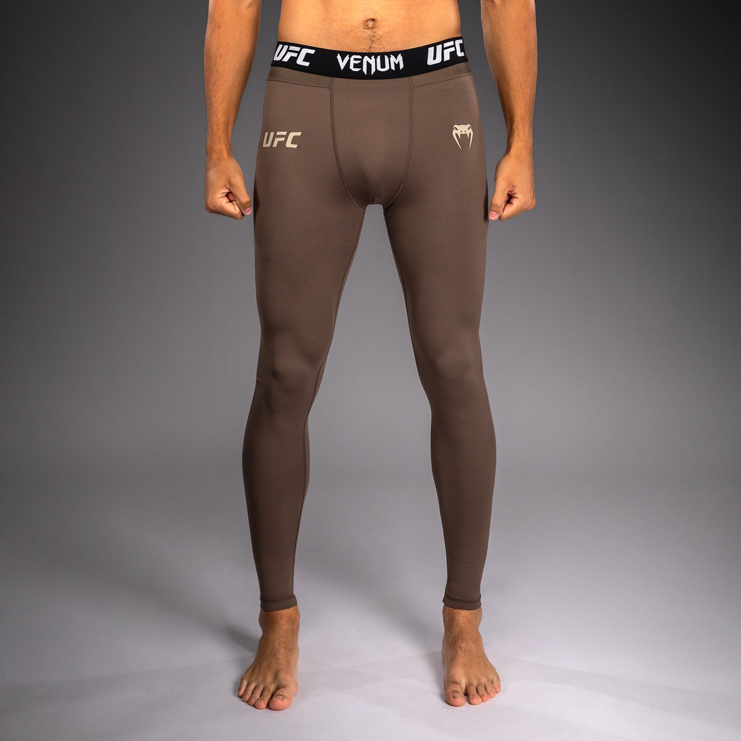 Venum UFC Unity by Venum Authentic Fight Week Heren Technische Compressiebroek - Bruin