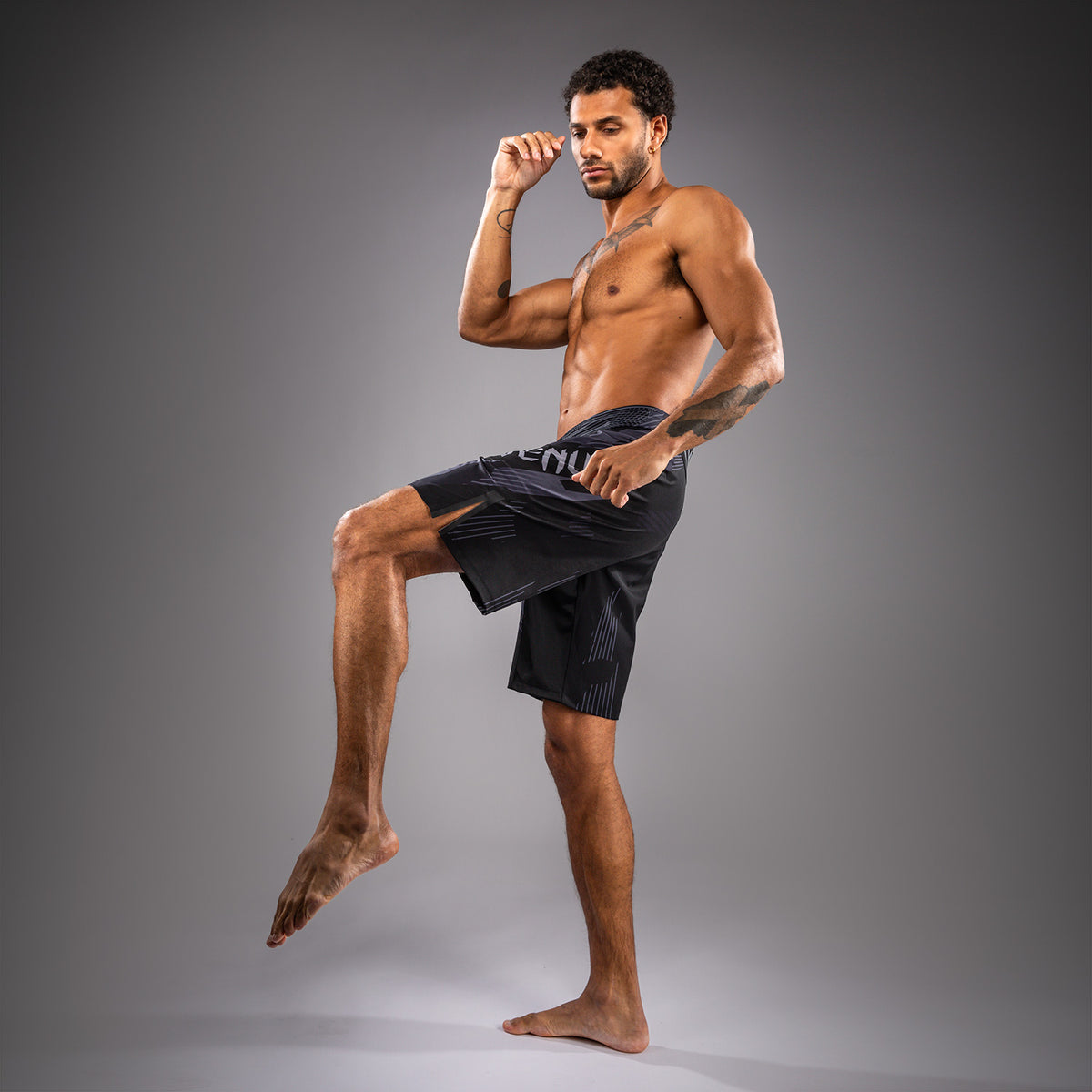 Venum No-Gi 6.0 Fightshort - Zwart/Grijs