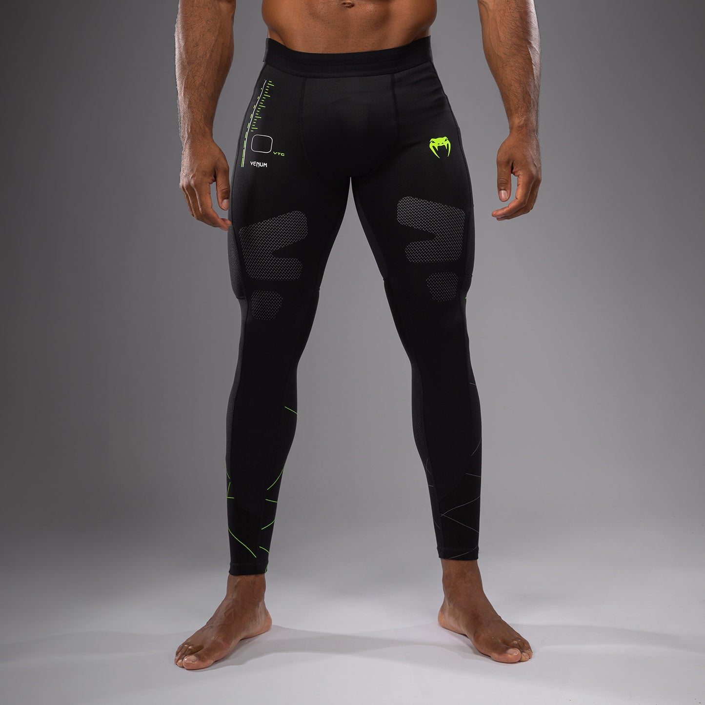 Venum Training Camp 4.0 Spats - Zwart/Neon Groen