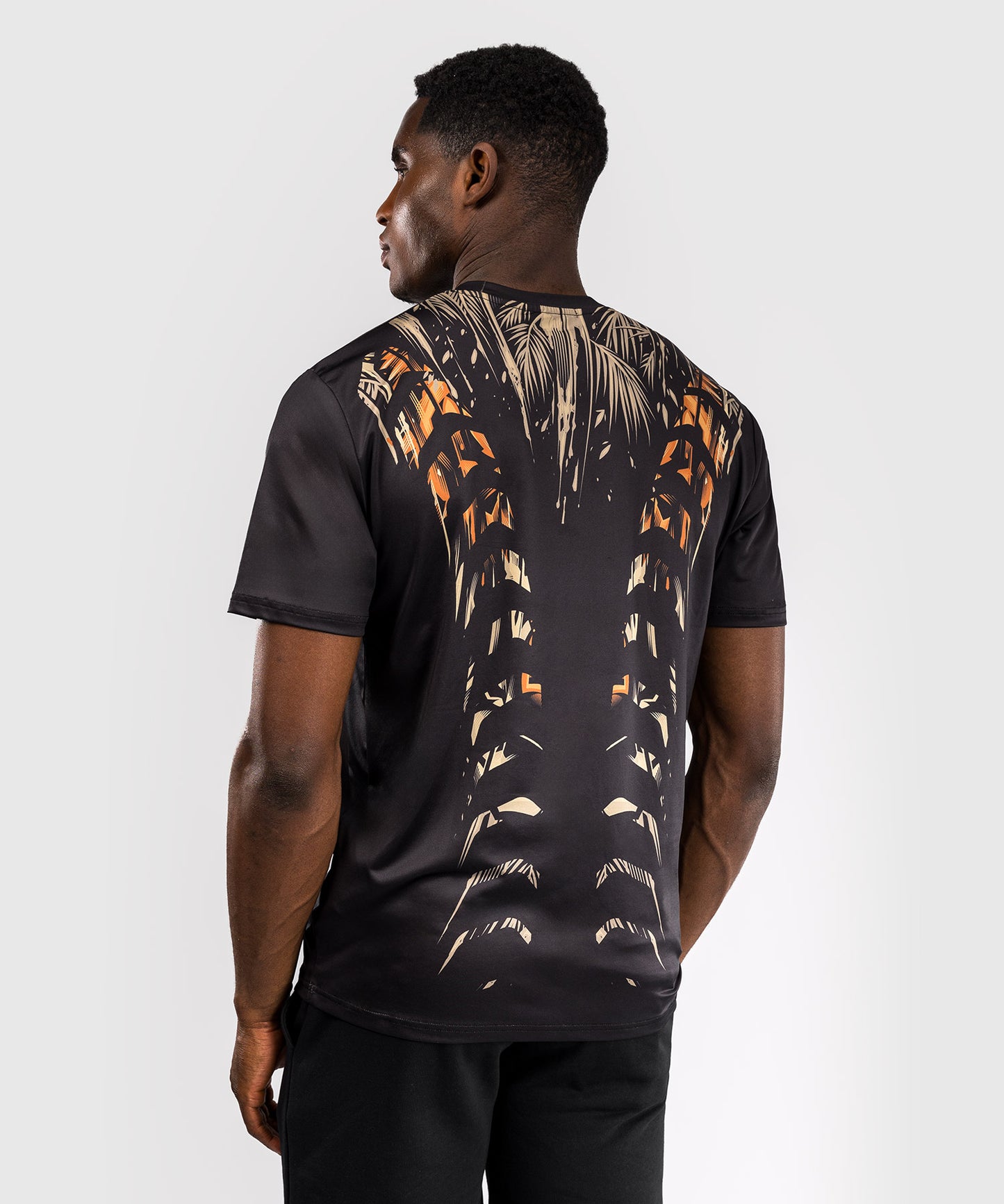 Venum Tiger Dry Tech T-Shirt Heren - Zwart / Neon Oranje