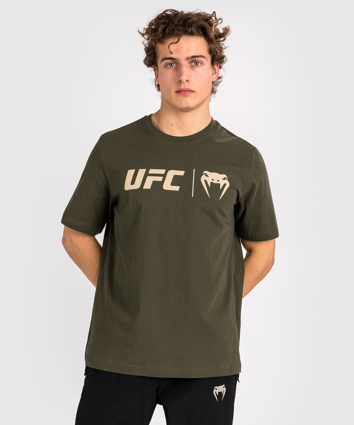UFC Venum Klassiek  T-shirt - Kaki/Brons