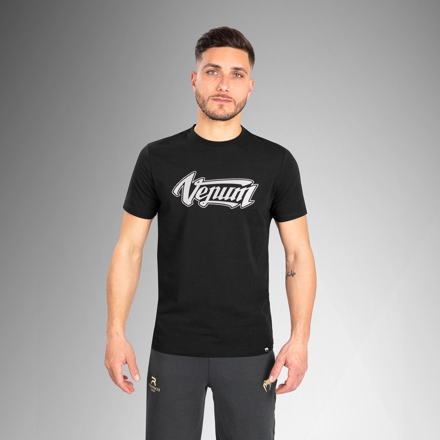 Venum Absolute 2.0 T-shirt Aangepaste pasvorm - Zwart/Zilver