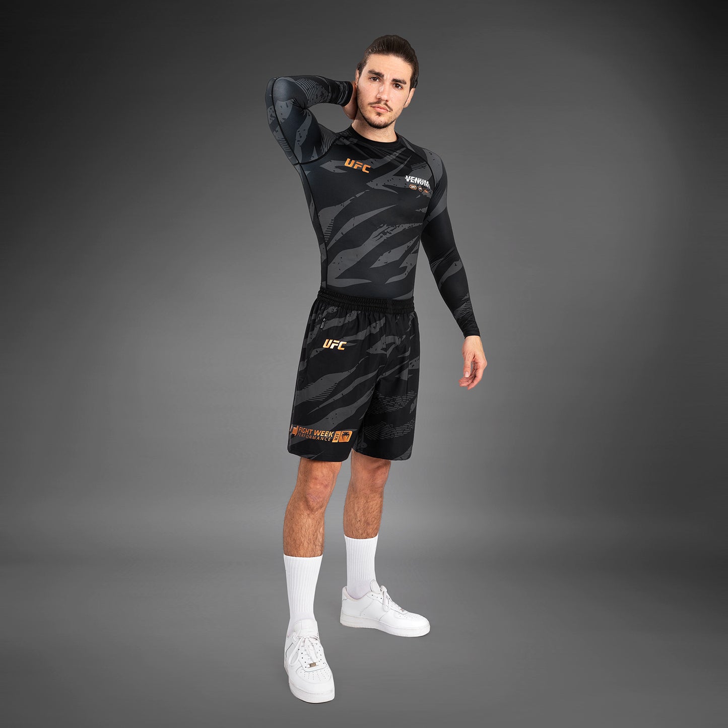 UFC Adrenaline By Venum Fight Week Performance Shorts Voor Mannen - Urban Camo