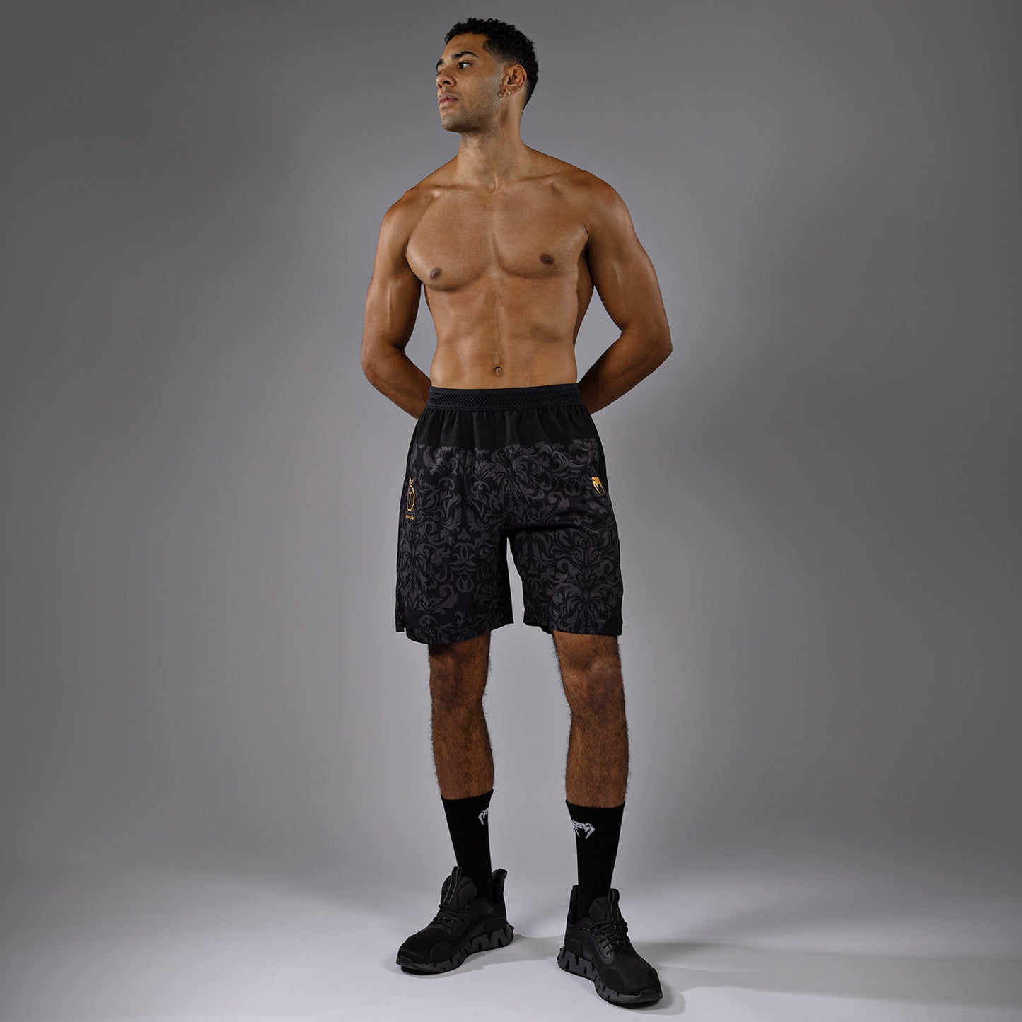 Venum x Topuria Unmatched Edition Trainingshort - Zwart/Goud