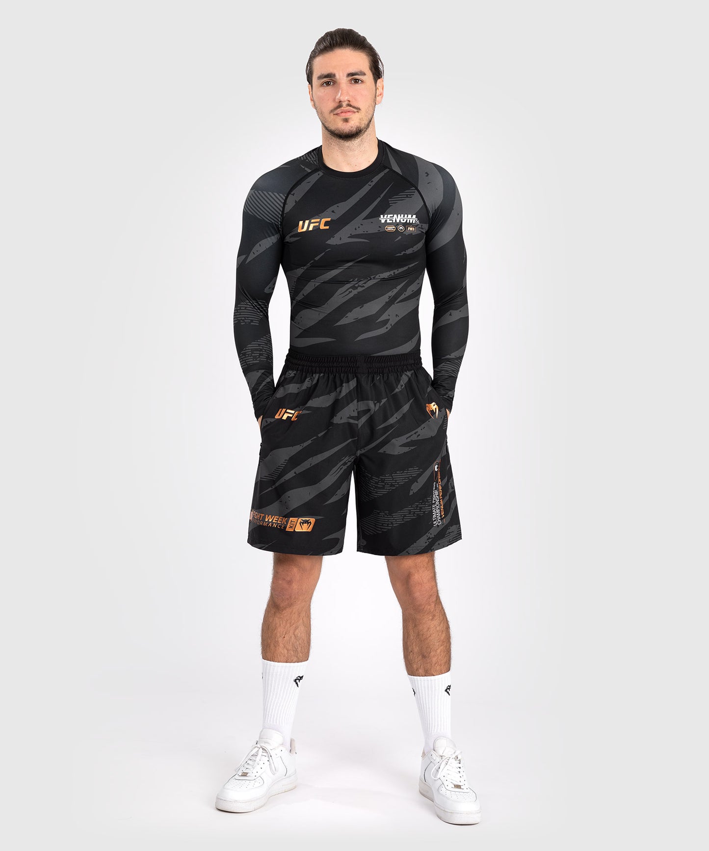 UFC Adrenaline By Venum Fight Week Performance Shorts Voor Mannen - Urban Camo