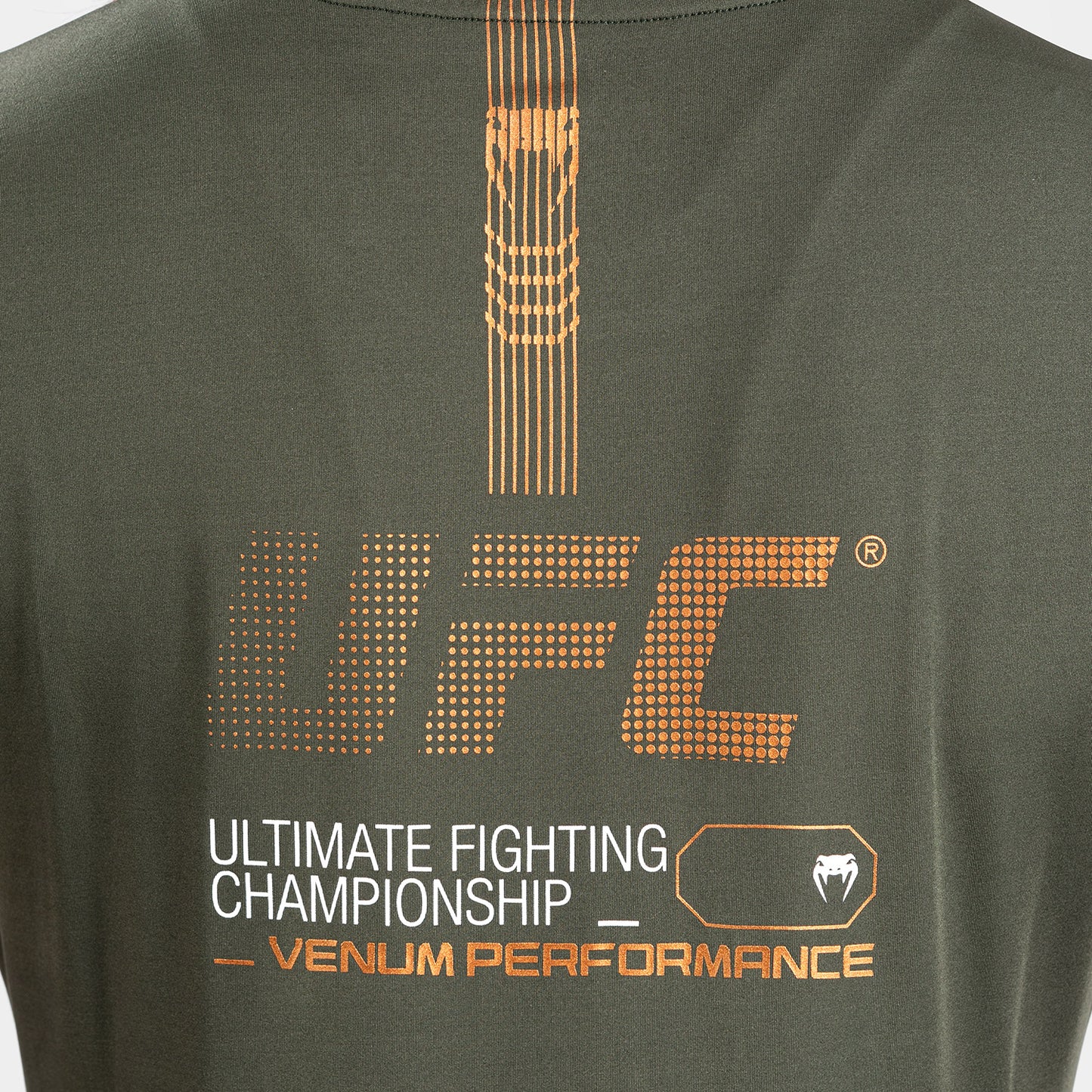 UFC Adrenaline by Venum Fight Week Dames-T-shirt Dry-Tech - Kaki/Brons