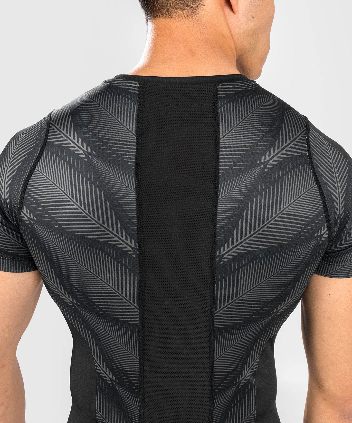 Venum Phantom compressie T-shirt - korte mouwen - zwart/rood