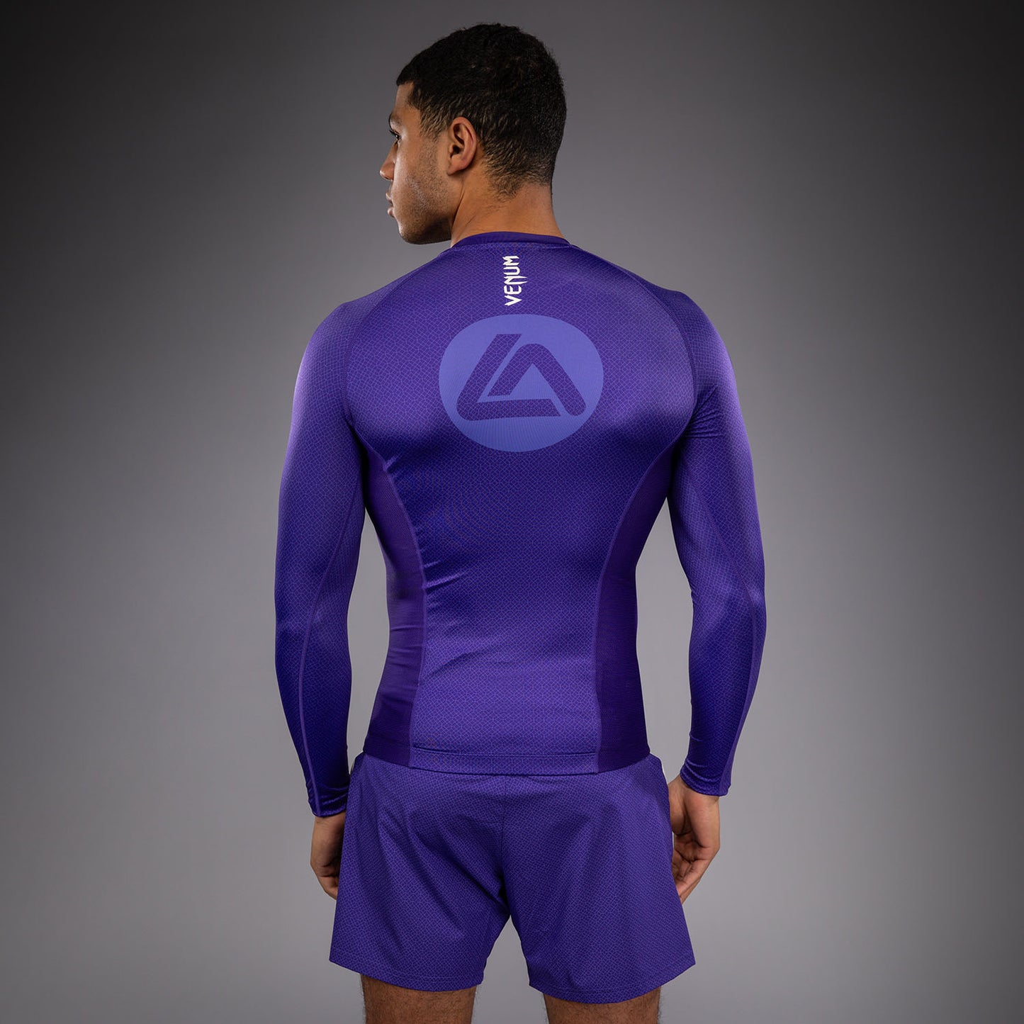 Venum x Roger Gracie Academy Rashguard met Lange Mouwen - Paars